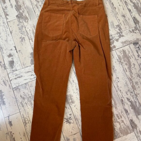 Mud Pie Rust Frayed Ankle Cords - Picture 6 of 6